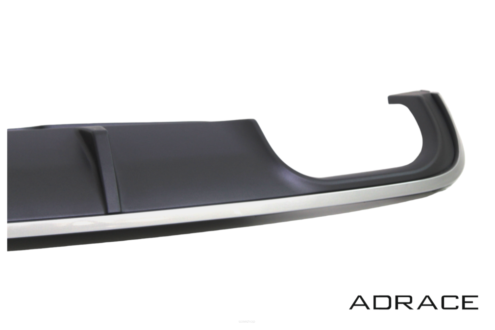 Dyfuzor Tylnego Zderzaka + Listwa Ozdobna S4 Design [Audi A4 16-19]